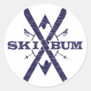 Recherche de skis autocollants Hiver