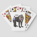 Recherche de chimpanzé jeux de cartes Ape