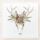Recherche de cerfs communs dessous de verres Floral