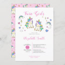 Zoek naar twin girl shower invitations Elegant