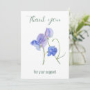 Recherche de pois bleu vœux cartes Floral