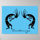 Recherche de kokopelli posters Noir