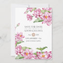 Recherche de flower wedding save the dates Lotus