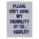 Recherche de handicap vœux cartes Invisible