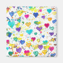 Recherche de coeur abstrait magnets Amour