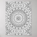 Recherche de motif zigzag posters Noir et blanc