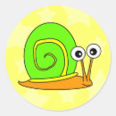Recherche de escargot vert autocollants Mignon