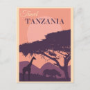 Recherche de voyage afrique cartes postales Tanzanie