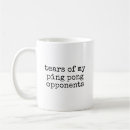 Recherche de table tennis tasses Drôle