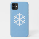 Recherche de flocons de neige iphone coques Bleu et blanc