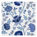Recherche de motif bleu et blanc posters Floral
