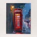 Recherche de cabine téléphonique puzzles Londres