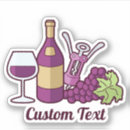 Recherche de verre de vin rouge autocollants Raisins
