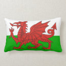 Recherche de drapeau du pays de galles coussins Gallois