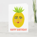 Recherche de ananas anniversaire cartes Fruit
