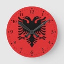 Recherche de drapeau albanie horloges Drapeau de l'albanie