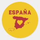 Recherche de espagne autocollants Rouge