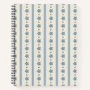 Zoek naar bloemen notitieboeken Blauw