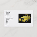 Recherche de voitures classiques cartes visite Vintage