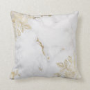 Recherche de marbre blanc coussins Luxe