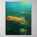 Recherche de peintures de sirène art Océan