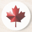 Zoek naar canadese vlag onderzetters Leaf