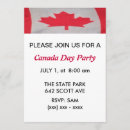 Zoek naar canada day party uitnodigingen Rood