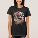 Recherche de crâne fleuri tshirts Goth