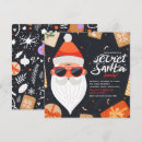 Zoek naar geheime santa uitnodigingen Geheim kerstfeest