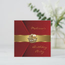 Recherche de velours rouge invitations Fête d'anniversaire