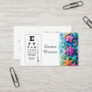 Recherche de ophtalmologues cartes visite Doctor