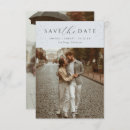 Recherche de mariage save the date Bleu poussiéreux