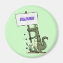 Recherche de crocodile magnets Illustration