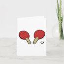 Recherche de ping pong vœux cartes Rouge