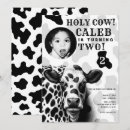 Recherche de peau vache invitations Vintage