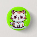 Recherche de chat kawaii badges Animal