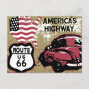 Recherche de route 66 vintage cartes postales Voitures