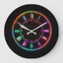 Recherche de couleurs vibrantes horloges Élégant