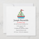 Recherche de voilier anniversaire invitations Rouge