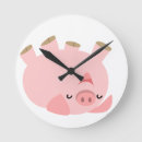 Recherche de bande dessinée mignonne horloges Porc