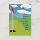 Recherche de club sportif cartes visite Golfeur