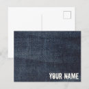 Recherche de jeans denim cartes postales Vintage