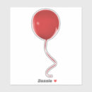 Zoek naar rode ballon stickers Verjaardag