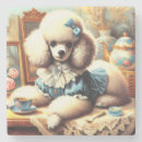 Recherche de caniche dessous de verres Chiot