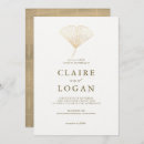 Recherche de gold leaf invitations Blanc