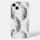 Recherche de plume blanche iphone coques Plumes