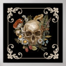 Recherche de crâne animal posters Floral