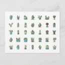 Zoek naar botanische illustratie briefkaarten Cacti