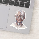 Zoek naar menselijke anatomie stickers Vintage