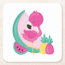 Recherche de flamants dessous de verres Flamant rose
